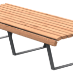 Buiten Zitbank model Canapé ZR (zonder rugleuning)