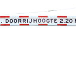 Hoogtebegrenzer/hoogteportaal draaibaar