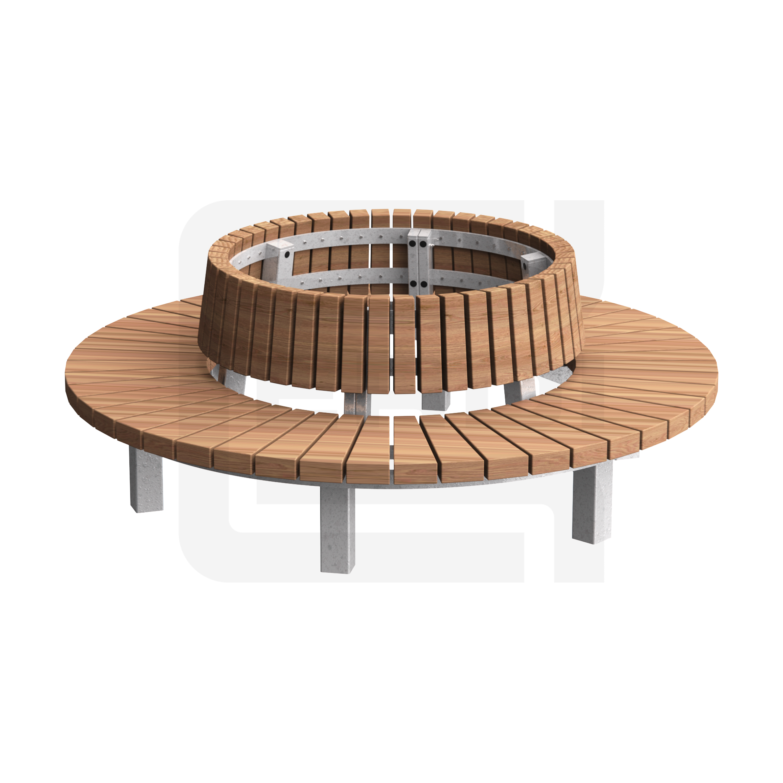 Buiten Zitbank - Boombank model Outside Tree